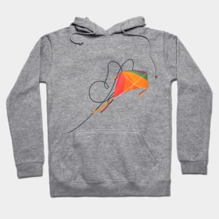 Colorful Kite Soaring into the Sky Gift Evergreen Hoodie